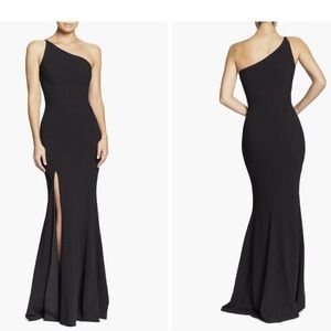 EUC - Dress the Population Women's Amy High Slit Maxi Dress - Size XS